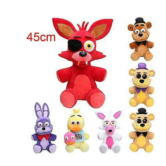 45cm Five Nights At Freddy's Fnaf Foxy Freddy Fazbear Bonnie Mangle Foxy Chica Plush Doll Toy