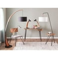 thumbnail image 2 of Noah Mid-Century Modern Table Lamp in Walnut and Black by LumiSource, 2 of 8