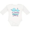 thumbnail image 3 of Inktastic My Gramps Whale-y Loves Me Boys or Girls Long Sleeve Baby Bodysuit, 3 of 5