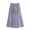 Grey, variant on CAIXIA Midi Skirts for Women Plus Size Casual Hawaiian Soft & Breathable Women's Flowy Handkerchief Hemline Midi Skirt