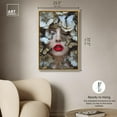 thumbnail image 5 of Madama Butterfly Canvas Floral Collage Wall Art by Art Remedy, Gold Frame, 24" x 36", 5 of 7