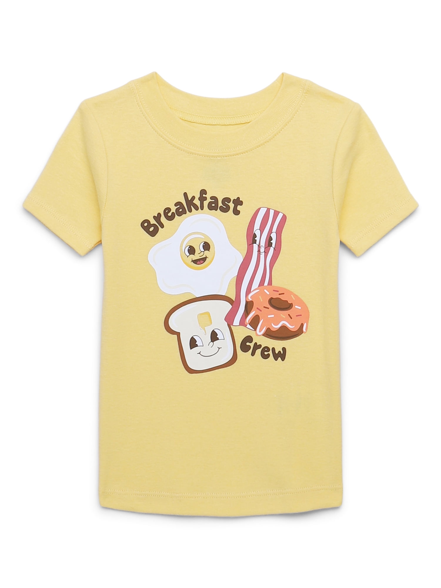 Wonder Nation Toddler Short and Long Sleeve Cotton Pajama Set, 3-Piece, Sizes 12M-5T
