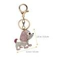 thumbnail image 3 of Puppy Keychain Backpack Hanging Pendant Metal Pendant Shiny Dog Keyring Decoration, 3 of 9