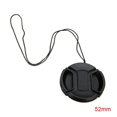 Portable 52mm Center Pinch Snap Front Lens Cap Cover for Canon Camera New . W3K6