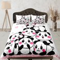 thumbnail image 1 of Baby Panda Club Funda Nórdica para Niños, Juego de Cama Full, King, Queen, Dormitorio, 1 of 4