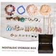 thumbnail image 2 of GFDYREE 2pcs Storage Box Jewelry Boxes Decor Wood Container Dragon Retro Jewelry Case Props Wooden, 2 of 7