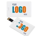 thumbnail image 1 of Unidad flash USB JBOS 32 GB x 25 en forma de tarjeta de crédito con logotipo, 1 of 8