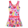 thumbnail image 2 of BAOHULU Girls Swimsuit One Piece UPF 50+ Printed Skirted Bathing Suit Floral Swimwear, 2 of 6