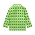 thumbnail image 5 of Psesaysky Cute St. Patrick Rabbit Print Girls Half Zip Sweatshirt Cropped Pullover Hoodies Long Sleeve Zipper Sweatshirt Fall Winter Tops Athletic Thermal Coat 12-13 Years, 5 of 6