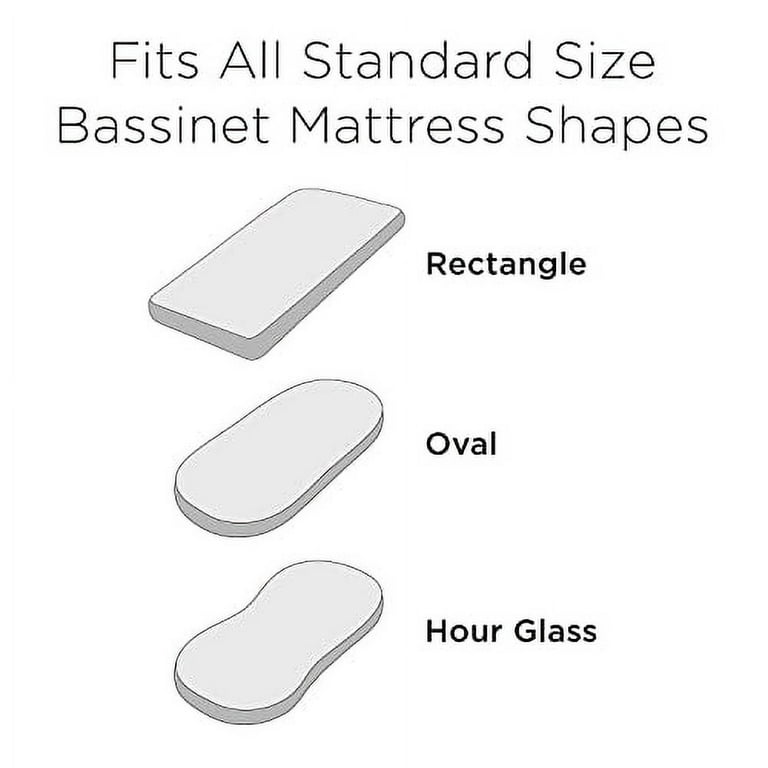 Standard bassinet 2024 mattress size