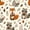 Color 2, variant on Peel and Stick Wallpaper Cute Opossum Autumn Leaves Neutral Tones Wall Mural 17.7in x 9.8ft Self Adhesive Removable Wallpaper Renter Friendly for Nursery Bedroom Cabinets