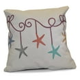thumbnail image 2 of Simply Daisy 16" x 16" Starfish Ornaments Geometric Print Pillow, 2 of 2