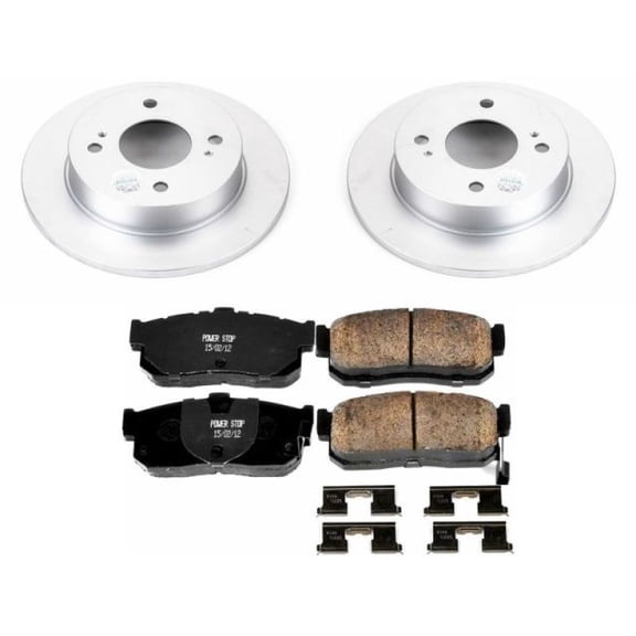 Power Stop CRK740 Z17 Evolution Geomet Coated Brake Kit-Rear