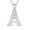 A, variant on Jewelry VerPetridure Women Gift 26 English Letter Name Chain Pendant Necklaces Jewelry