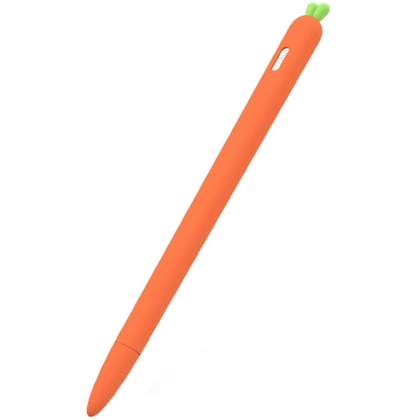 Funda de silicona para Apple Pencil de 1.ª generación, soporte de funda de agarre suave y protección de cubierta de punta para Apple Pencil 1 (para Apple Pencil (1.ª generación), naranja)