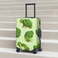 thumbnail image 6 of Fuzoiu Broccoli 3 Print Suitcase Cover,Washable Luggage Covers for Suitcase,Elastic Luggage Protector Cover,Scratch Resistant Travel Suitcase Covers-Small, 6 of 7