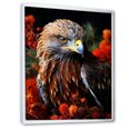 thumbnail image 2 of Designart "The Prismatic Majesty Of The Bold Eagle I" Animals Eagle Floater Framed Wall Art Living Room, 2 of 5