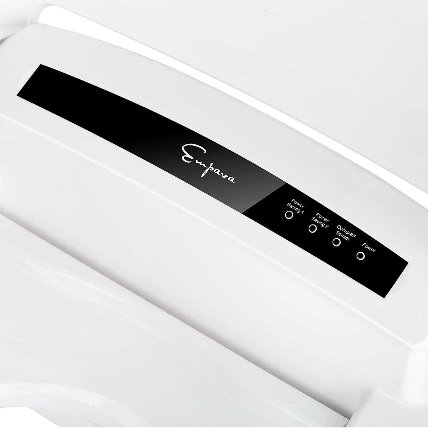 Elongated Toilet Seat - Electric Bidet Seats - Warm Air Dryer and Temperature Controlled Wash Functions in White