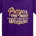 thumbnail image 4 of Inktastic Prayer Power Gold Youth T-Shirt, 4 of 5
