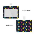 thumbnail image 2 of Cauagu Colorful Ping Pong Rackets for ID Badge Holder,Badge Holder with Windows Key Card Work Badge Sleeve for Office/ Factory/ID Credit Cards/Proximity Key Cards, 2 of 7