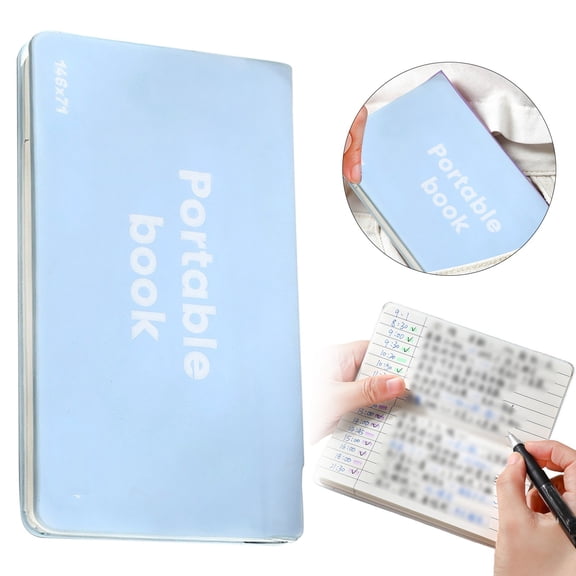 Lined Journal Notebook, 5.8 x 3.5 Inch Portable Hardcover Notebook, 120 GSM Thick Ink-Proof Paper Writing Journal with Gift Box, Elastic Closure & Bookmark Ribbon, Multipurpose Work & Daily Writing