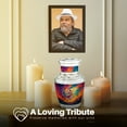 thumbnail image 3 of Yatskia Jesus at Fire Mini Cremation Keepsake Urn for Ashes Adult Brother and Sister, Little Funeral Burial Urns for Human Ashes Adult Female, (Tasty Pack of 1, 3 Inch), 3 of 8