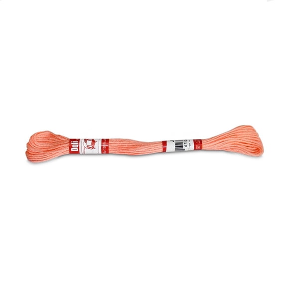 Caja 25 Madejas Hilo Borda Doli Vela Salmon Algodón T4907-J0201