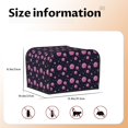 thumbnail image 5 of Picia Pink Planets And Stars Print 4 Slice Toaster Cover , Toaster Protector Dustproof Kitchen Appliance Cover, Kitchen Appliance Dustproof Protector, 5 of 7