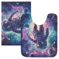 thumbnail image 7 of Yayeee Bath Rugs for Bathroom Floor Set of 2 Non Slip Fluffy Soft Absorbent Mat, Astronaut Pattern, 7 of 7