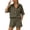 Army Green, variant on 2026 Women's Shorts Suit, Pure Color Blend, Shirt and Shorts Set, Coordinated Outfit, Summer Comfort