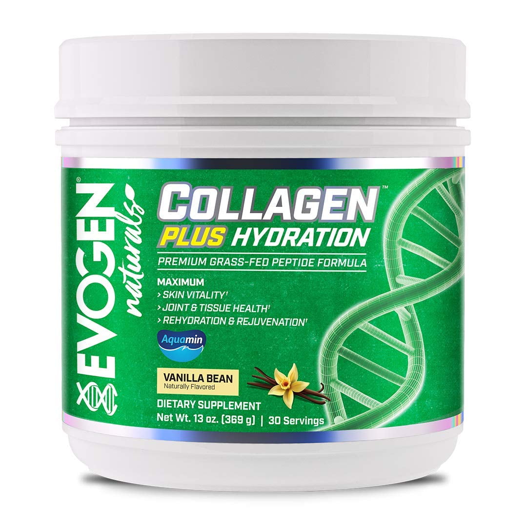 Buy Evogen Collagen Plus Hydration GrPeace Fed Type 1 & 2 Collagen, Aquamin, Vitamin C