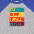 thumbnail image 4 of Inktastic Tumbling Gift Eat Sleep Tumble Repeat Boys or Girls Baby Bodysuit, 4 of 5