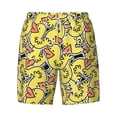 thumbnail image 4 of Lsque Mens Swim Trunks Ducks Pattern - Bathing Suit Compression Liner - Beach Swim Shorts Swimwear - (S-3XL) - Stretch Quick Dry -X-Large, 4 of 9