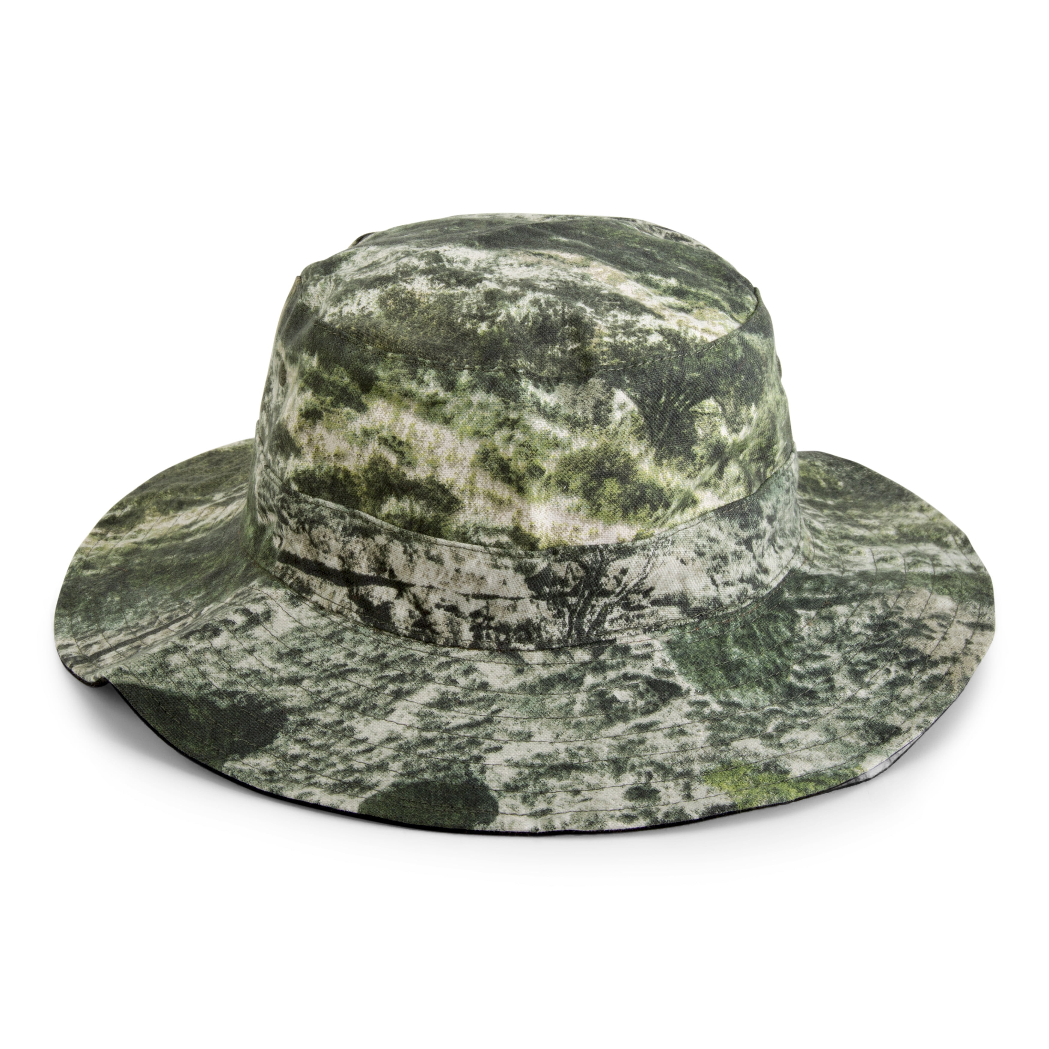 blaze orange camo boonie hat