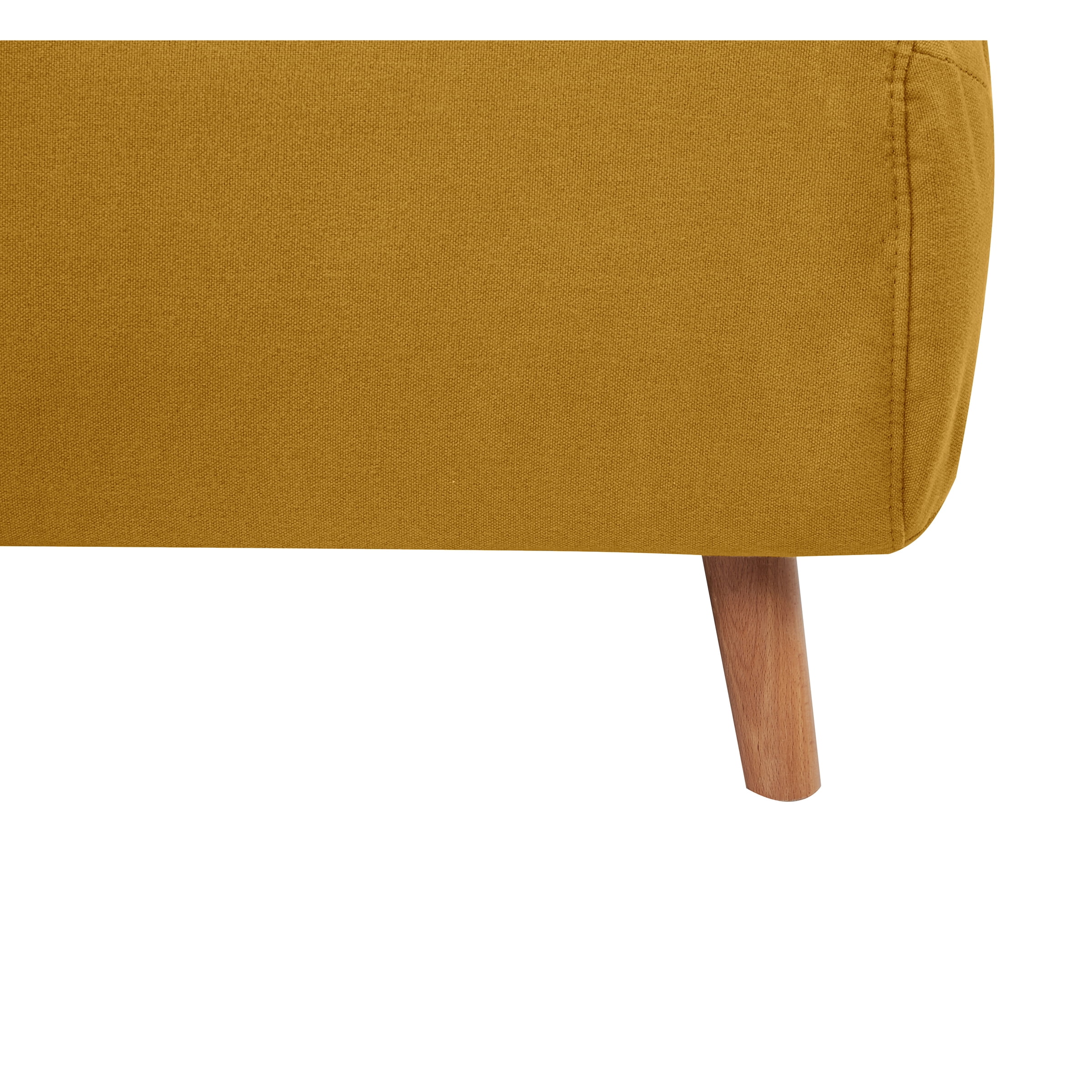 A&D Home Tustin Polyester Convertible Futon Chair, Yellow
