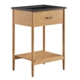 thumbnail image 3 of Modway Zaire 24" Bathroom Vanity in Natural Black, 3 of 9