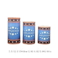 thumbnail image 3 of HCBY Independence Day LED Candles, American Flag Flameless Candle Set, Remote Control Timer Lights, 3 Pack Patriotic Holiday Decor, 3 of 9