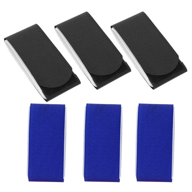 DEEPCRAFF 6Pcs Assorted Color Snowboard Fixing Strap Made of Nylon and Eva Material