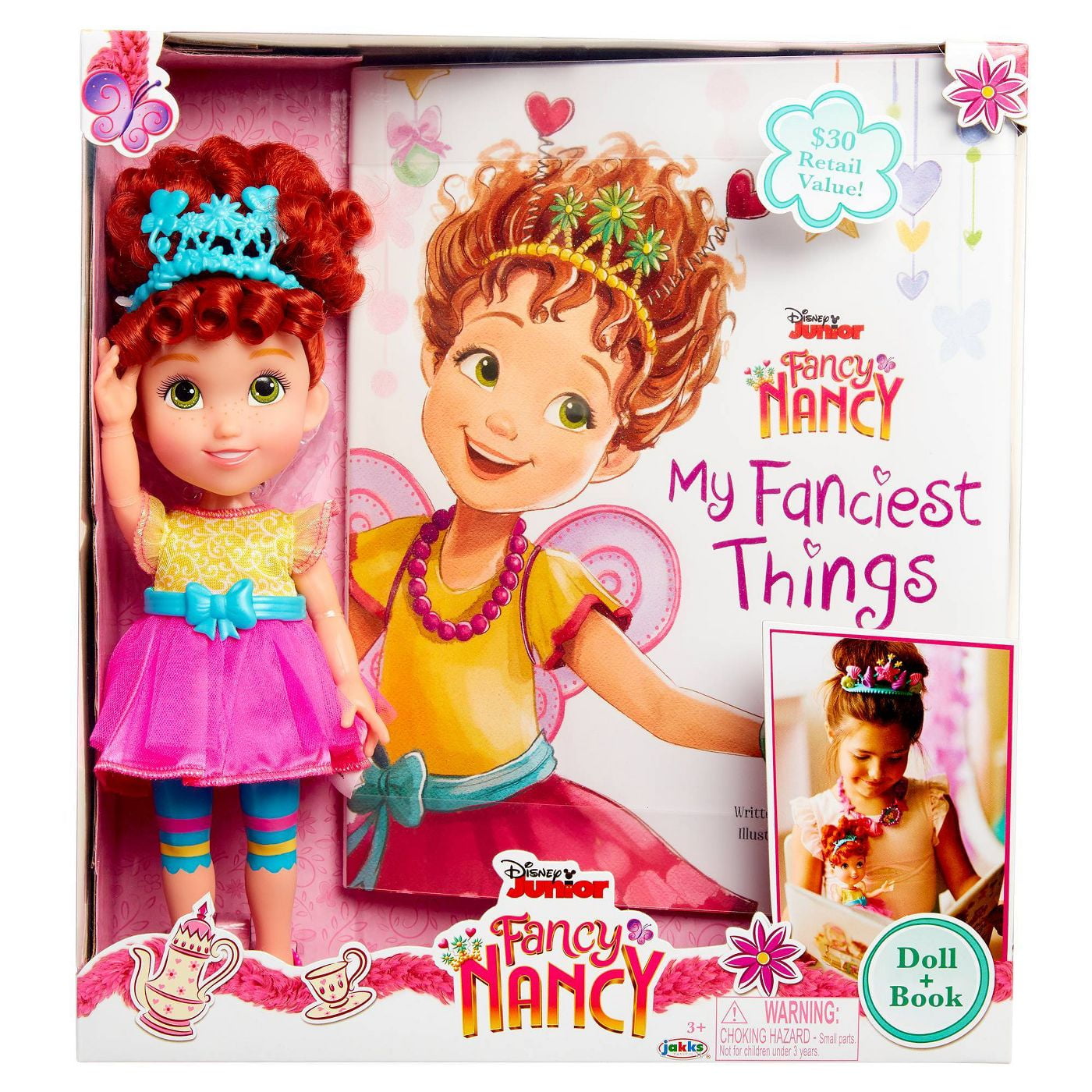 Disney Fancy Nancy And Book Set Doll Playset, 2 Pieces