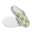 thumbnail image 3 of Kdxio Cute Animal Sloth On A Branch Women's Men's Slippers Plush Slip-On House Slipper for Winter Indoor Soft Cushion Non-slip Fluffy Slides Slippers-13, 3 of 7