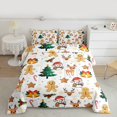 thumbnail image 2 of Castle Fairy 2-Piece Twin Size Comforter Set, Gingerbread and Deer Christmas Print, 2 of 8