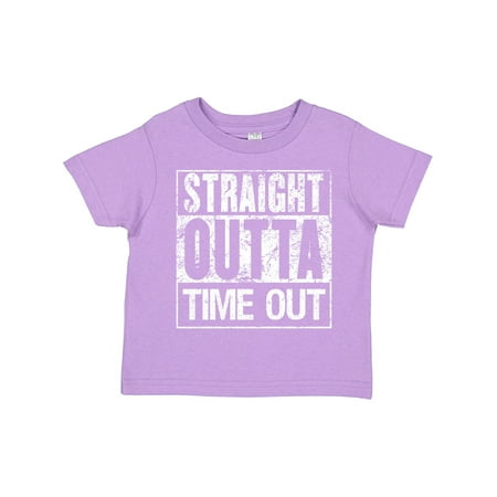 

Inktastic Straight Outta TIme out Gift Toddler Boy or Toddler Girl T-Shirt