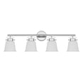 thumbnail image 2 of Kaden 4-Light Bathroom Vanity Light in Polished Chrome, 2 of 5
