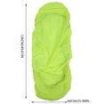 thumbnail image 4 of Waterproof Bike Rack Bag Cover with Drawstring, Ultralight Waterproof Silk, 126x66cm, Fluorescent Green, for Backpack, Bike Rack Bag, 4 of 7