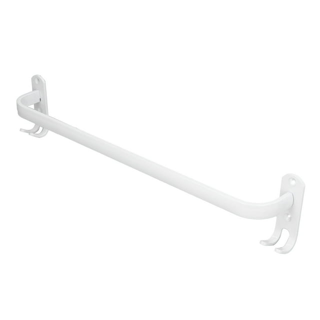 Toallero Montado En La Pared, Toallero De Baño Blanco Diseño Moderno Con Ganchos Para Armario Para Abrigos Para Baño ANGGREK AGX601