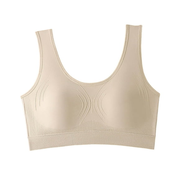 Einccm Women's Bra Seamless Comfortable Fixed Cup Tube Top Bralette Wide Shoulder Beautiful Back Support Charming Everyday Wear Hand Wash Four Season Polyester Underwear Free Size