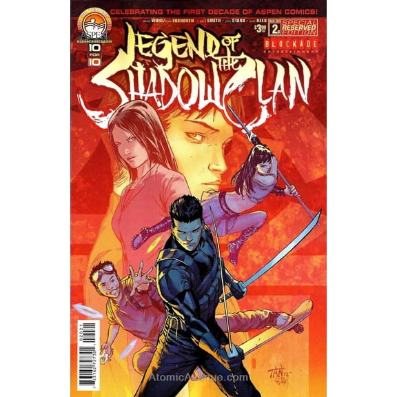 Legend of the Shadowclan #2B VF ; Aspen Comic Book