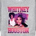 thumbnail image 3 of Whitney Houston - Vintage Whitney - Men's Crew Neck Fleece Pullover, 3 of 5