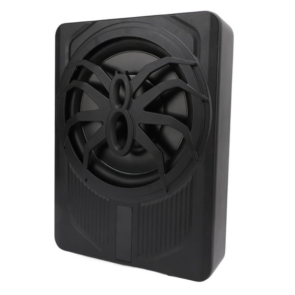 Subwoofer Para Automóvil con Alimento de Debajo del Asiento de 10 Pulgadas y 800 W, Subwoofer Delgado Con Entrada de Bajo Nivel, Luces Liderado Azules,