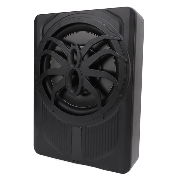 Subwoofer Para Automóvil con Alimento de Debajo del Asiento de 10 Pulgadas y 800 W, Subwoofer Delgado Con Entrada de Bajo Nivel, Luces Liderado Azules,